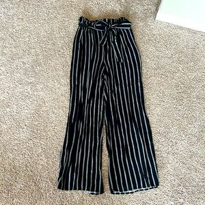 Forever 21 Wide leg stripe pant